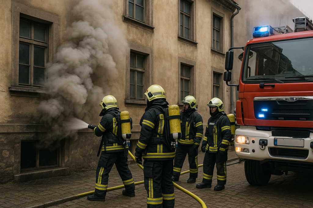 🚒 Verdacht auf Brandstiftung nach Kellerbrand in Bautzen
