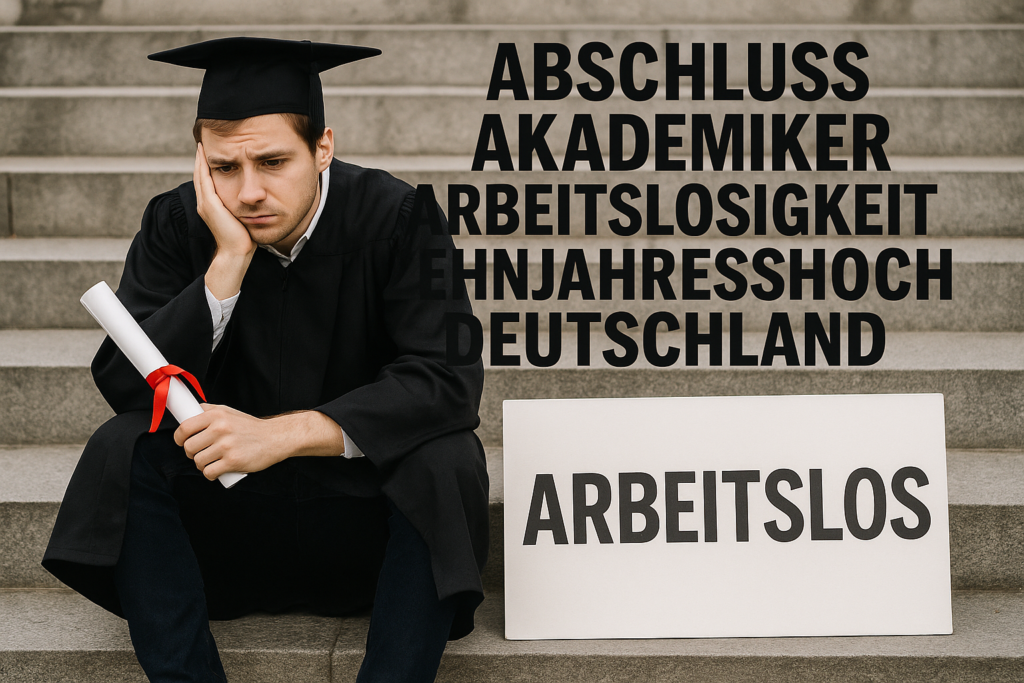🎓 Abschluss ohne Anschluss: Akademikerarbeitslosigkeit auf Zehnjahreshoch