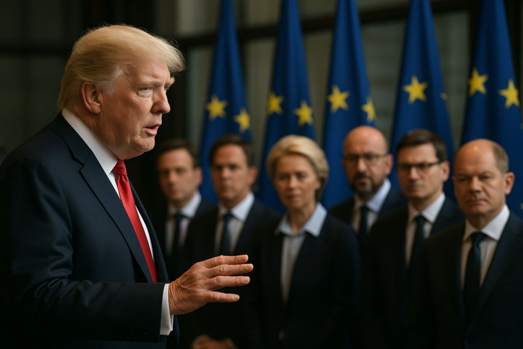 🧭 Macht statt Meetings: Trumps außenpolitischer Kurswechsel und Europas Bewährungsprobe