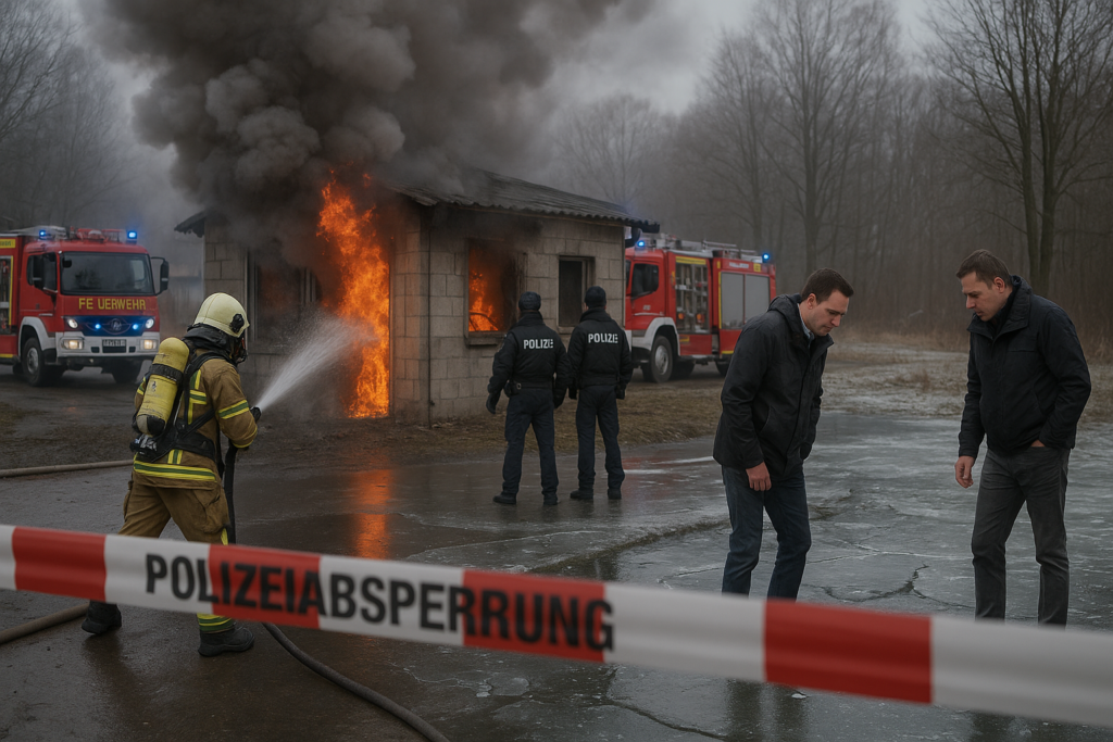 🚒 Brände, Betrugsmasche und gefährliches Eis: Einsatzlage in der Lausitz