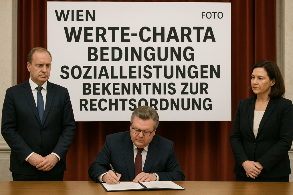 🇦🇹 Werte-Charta als Bedingung: Wien koppelt Sozialleistungen an Bekenntnis zur Rechtsordnung