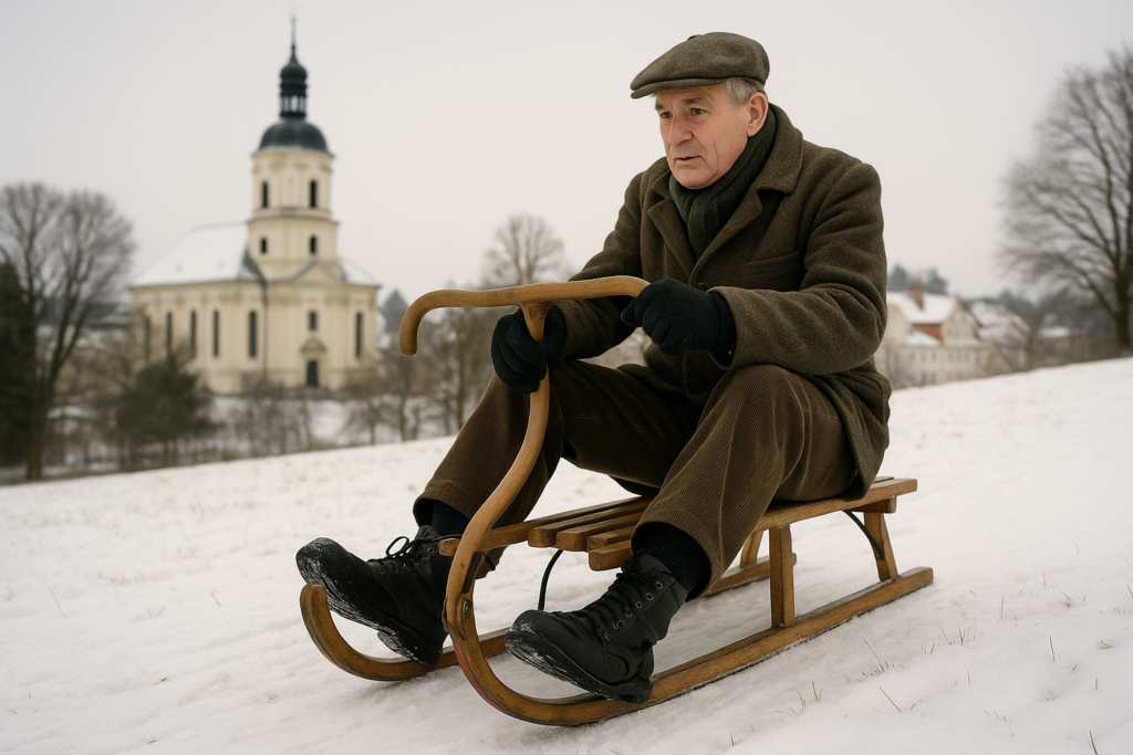 🛷 Alte Rodelkunst aus der Oberlausitz: Herrnhut entdeckt die Lenkstange wieder