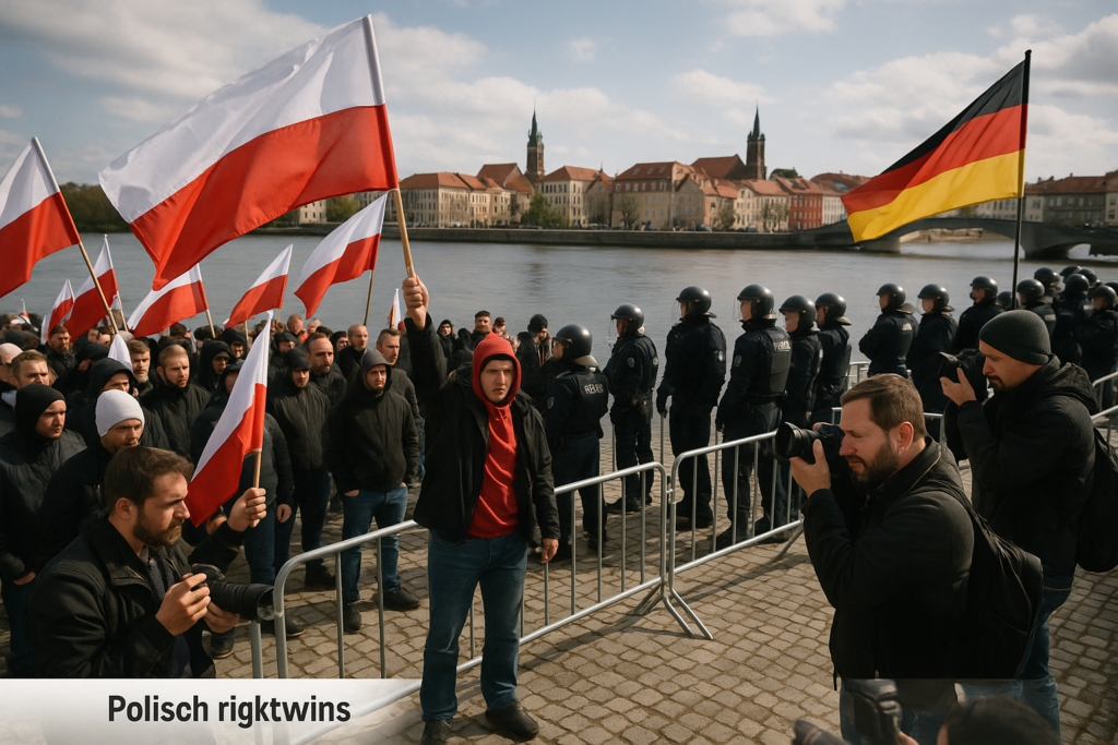 🚩 Flaggenstreit an der Oder: Rechte Aktivisten aus Polen testen die Belastbarkeit der Grenzstadt-Partnerschaft