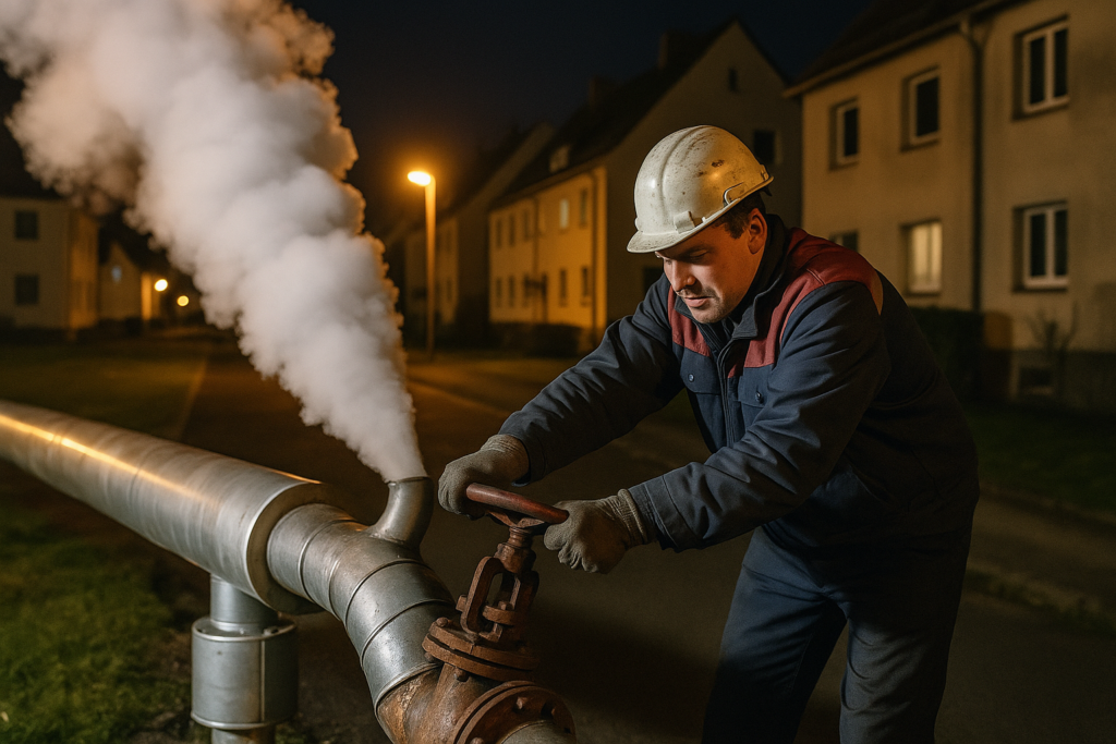 ♨️ Fernwärme-Krise in Olbersdorf: Abschaltung in der Grundbachsiedlung erneut in letzter Sekunde verhindert