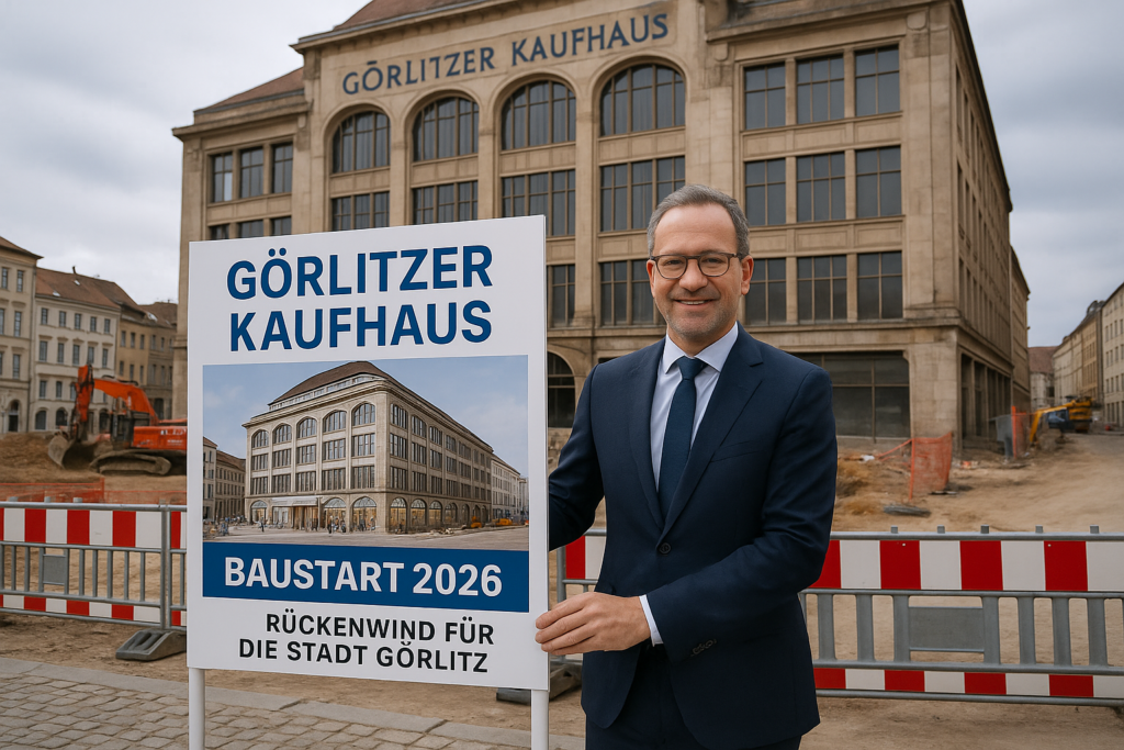 🏗️ Görlitzer Kaufhaus: Investor peilt Baustart 2026 an – Stadt signalisiert Rückenwind