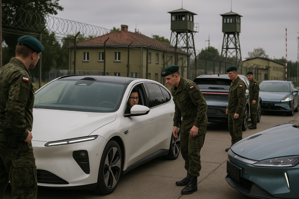 🛑 Polen stoppt chinesische E-Autos an Militärstandorten