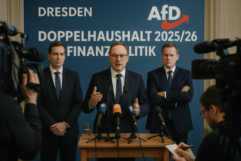 💶 Strenger Sparkurs statt neuer Schulden: AfD positioniert sich zum sächsischen Doppelhaushalt 2025/26