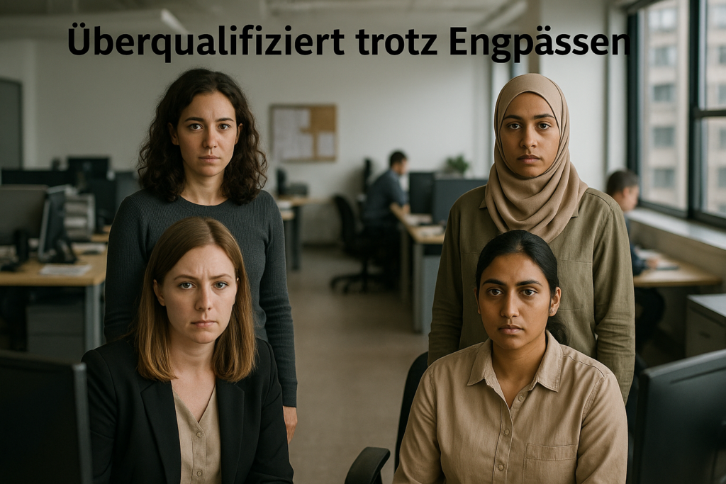 📊 Überqualifiziert trotz Engpässen: Junge Frauen und Zugewanderte besonders betroffen