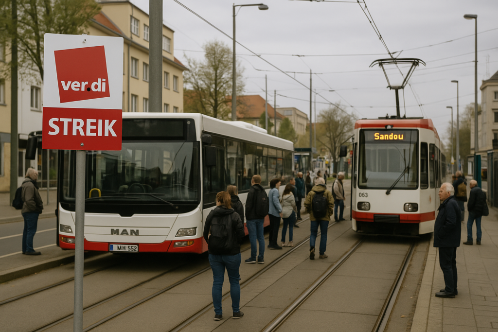 🚦 Teil-Stillstand im Lausitzer Nahverkehr: Verdi-Streik trifft Cottbus, Spree-Neiße und OSL