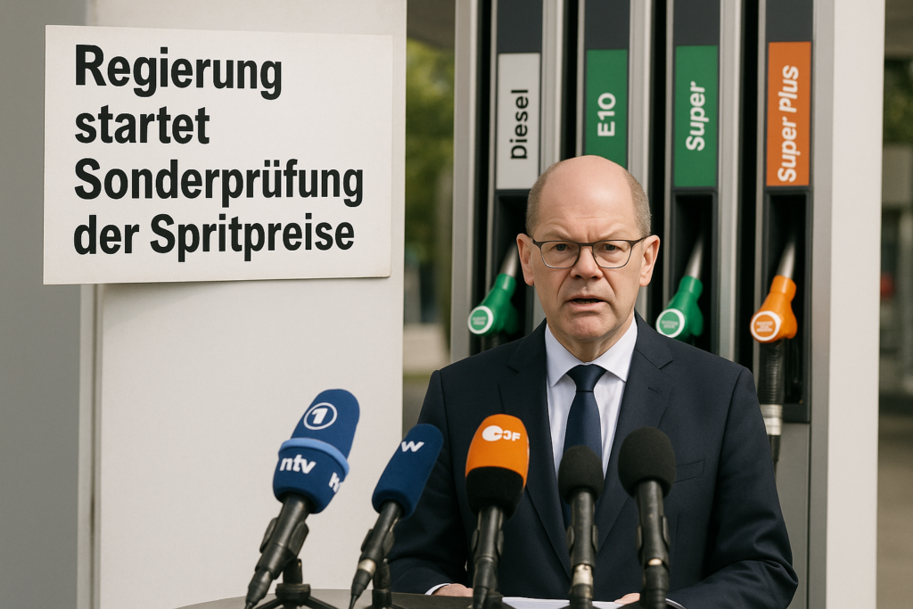 ⛽️ Regierung nimmt Zapfsäulen ins Visier: Sonderprüfung der Spritpreise gestartet