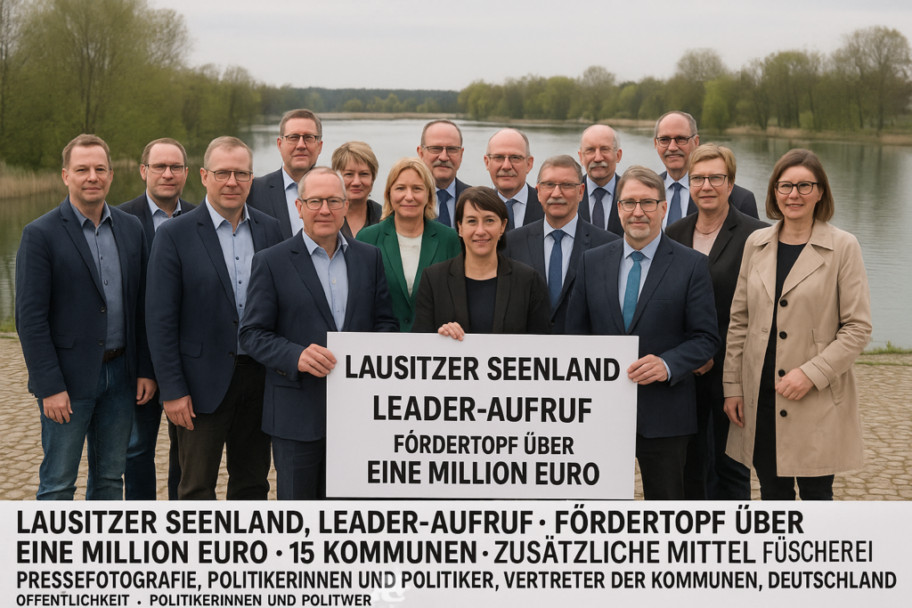 💶 LEADER-Aufruf im Lausitzer Seenland: Fördertopf über eine Million Euro für 15 Kommunen, zusätzliche Mittel für Fischerei