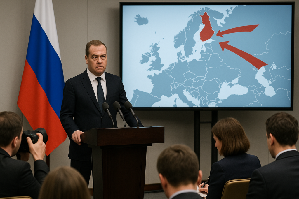 ⚠️ Moskau verschärft Drohkulisse: Medwedew attackiert Finnland – Signal an ganz Europa