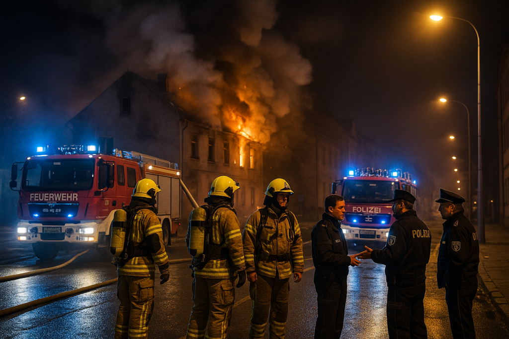 🚒 Neujahrsbrand in Weißwasser: Streit um Einsatzort nach Löscheinsatz