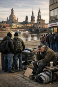Symbolbild zu Zuwanderung, Sozialstaat und staatlichen Herausforderungen in Sachsen