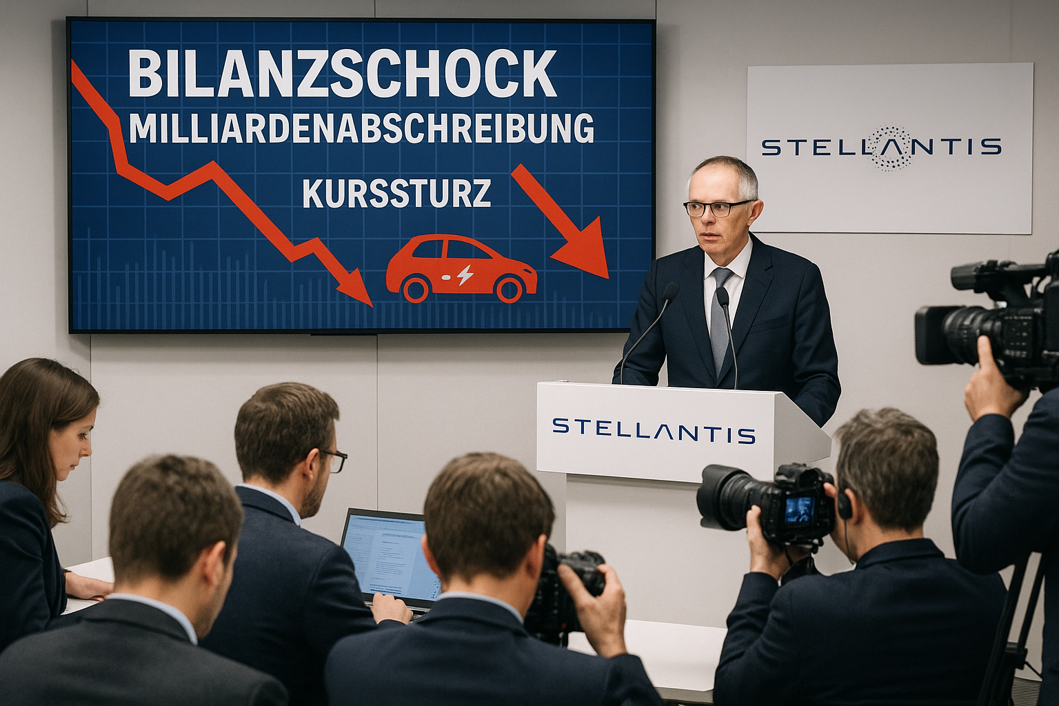🚗 Bilanzschock bei Stellantis: Milliardenabschreibung und Kurssturz erzwingen Kehrtwende bei E‑Autos