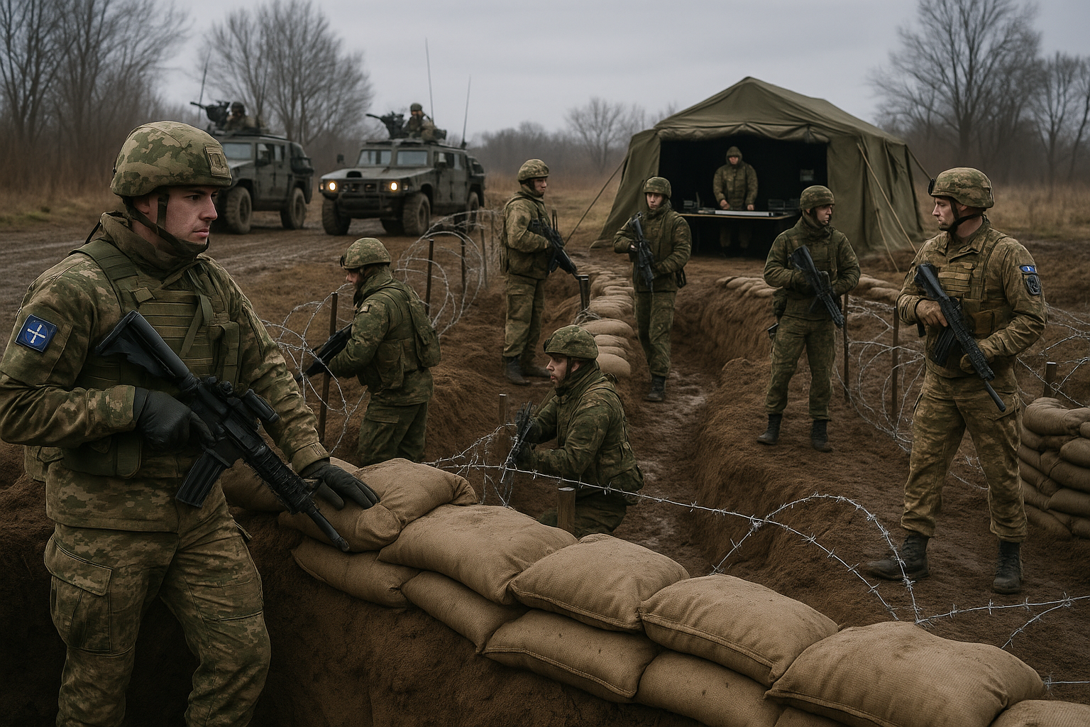 🛡️ Gräben, Manöver, Abschreckung: Wie die NATO an der Ostflanke den Ernstfall probt