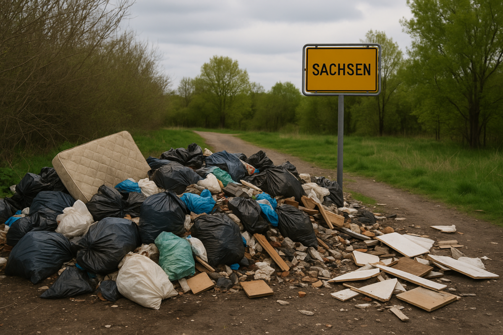 🗑️ Teurer Dreck: Sachsens Kommunen stemmen Millionenlast durch wilde Ablagerungen