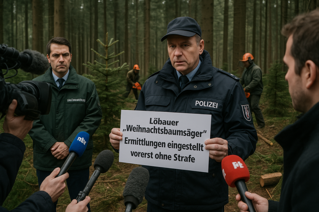 🎄 Ermittlungen eingestellt: Löbauer Weihnachtsbaumsäger bleiben vorerst ohne Strafe