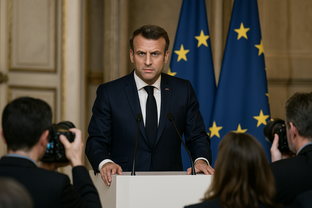 🛡️ Europas Weckruf: Macron zweifelt an Trumps Kurs – und warnt vor einem „Wegfegen“ binnen fünf Jahren