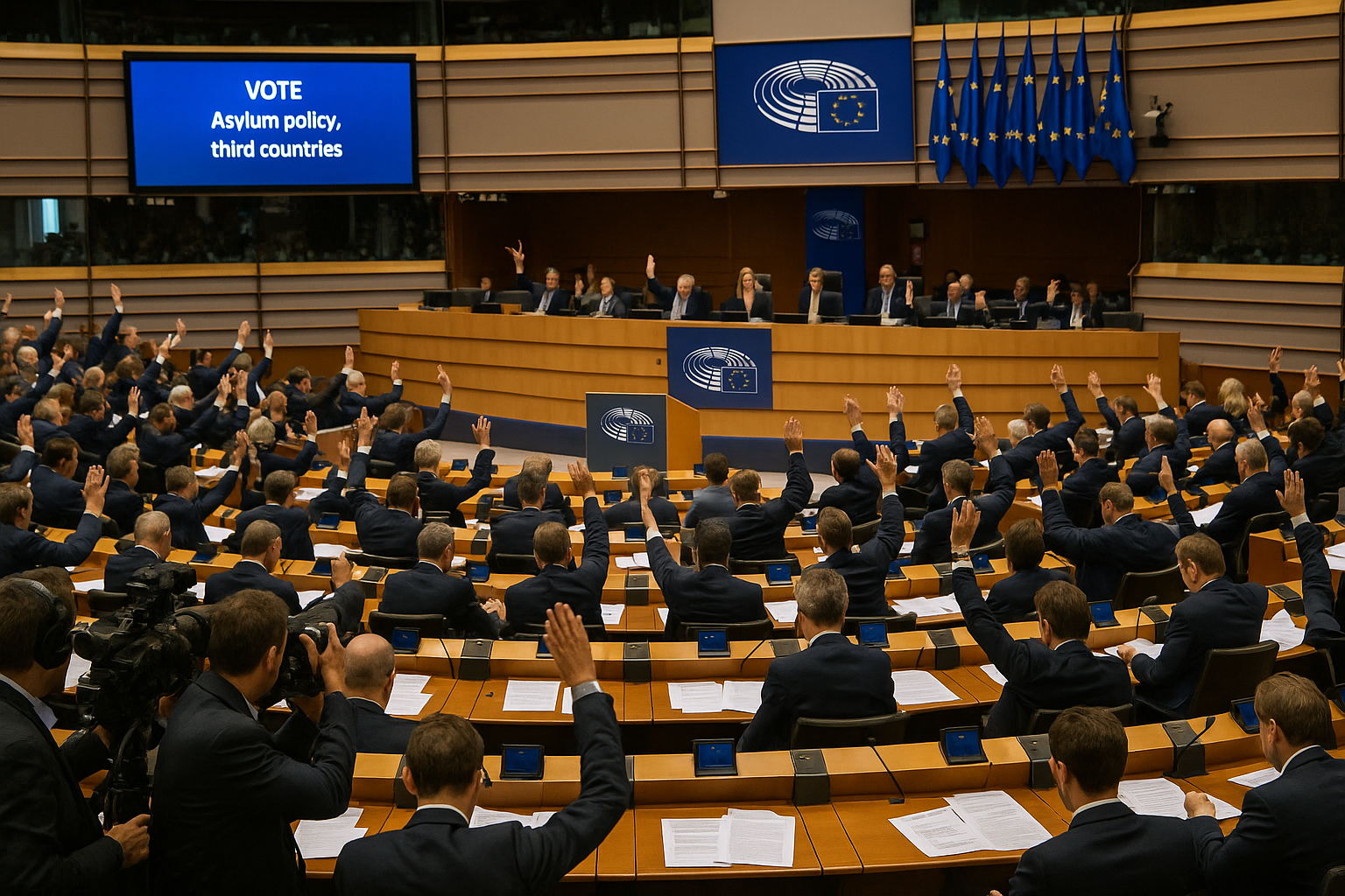 🔒 Straffere EU-Asylregeln: Mehrheit im Parlament öffnet Tür für Verfahren in Drittstaaten
