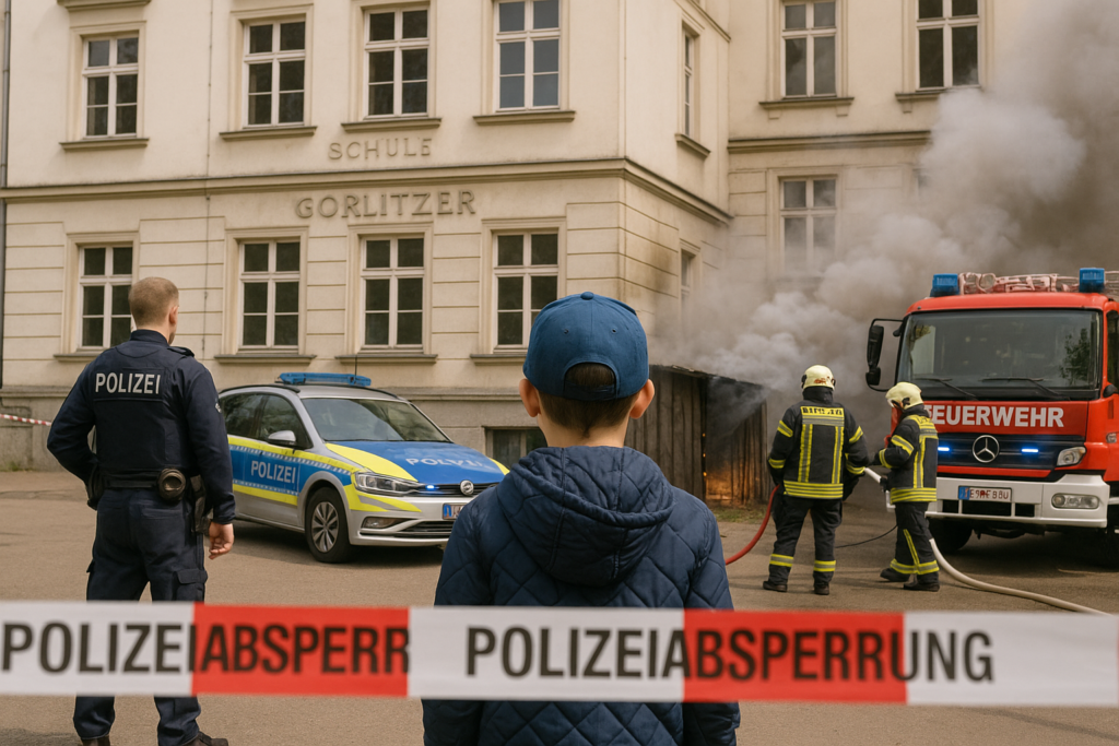 🔥 Schuppenbrand an Görlitzer Schule: Ermittlungen richten sich gegen Zehnjährigen