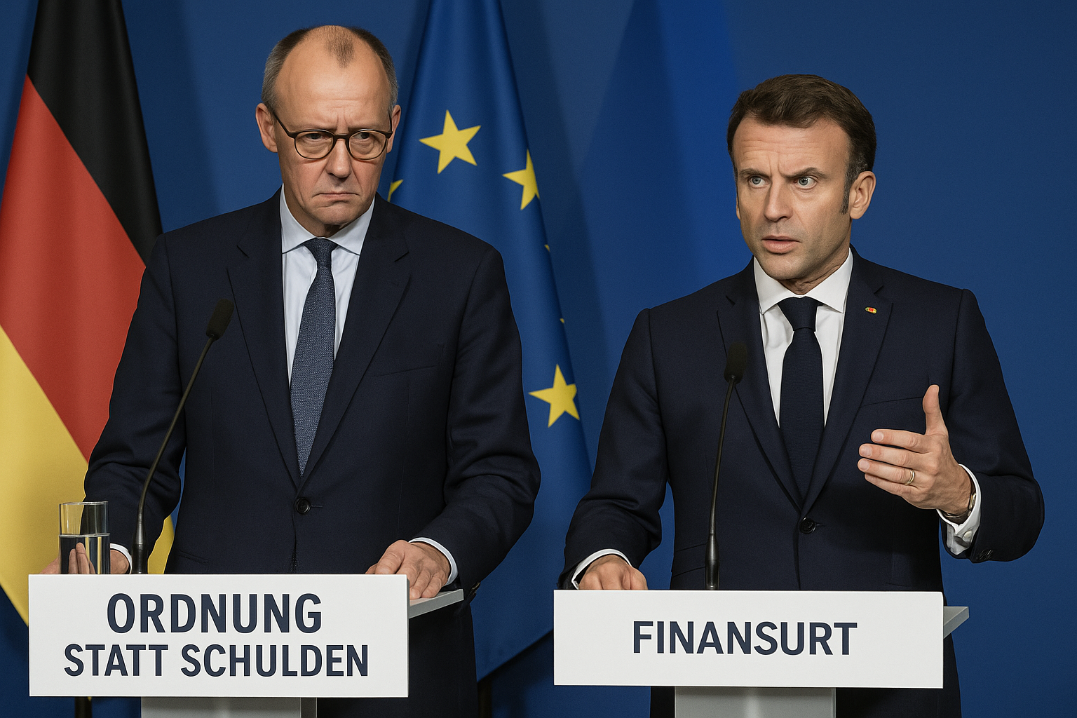 💶 Ordnung statt Schulden: Merz widerspricht Macrons Finanzkurs für Europa
