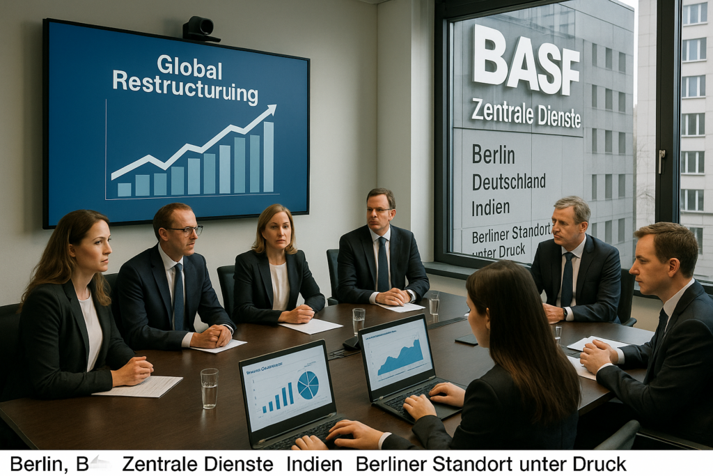 📉 BASF bündelt zentrale Dienste in Indien – Berliner Standort unter Druck
