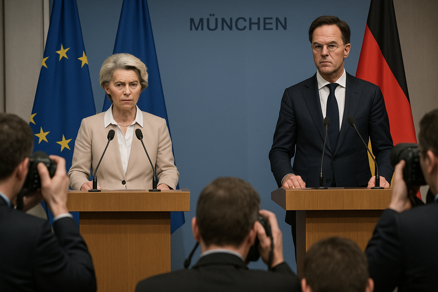 🛡️ Ansage in München: Von der Leyen kontert Rutte und pocht auf europäische Wehrfähigkeit