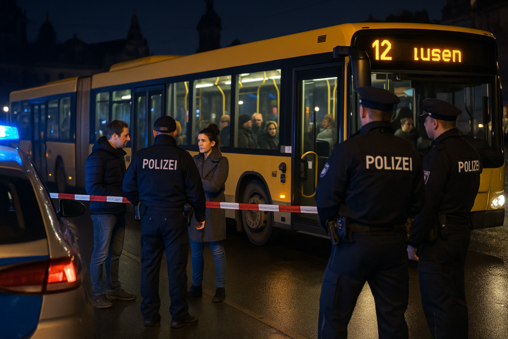 🚔 Zeugenaufruf nach Übergriff in Dresdner Buslinie 12