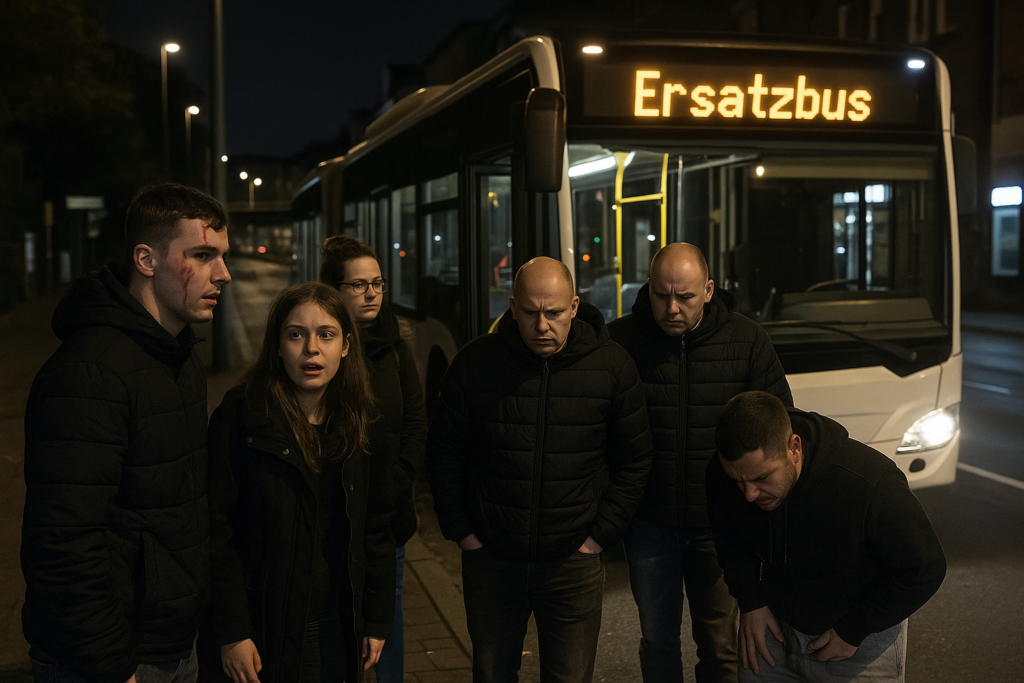 🚌 Messerangriff im Wuppertaler Ersatzbus: Mehrere Verletzte nach Streit kurz vor Mitternacht