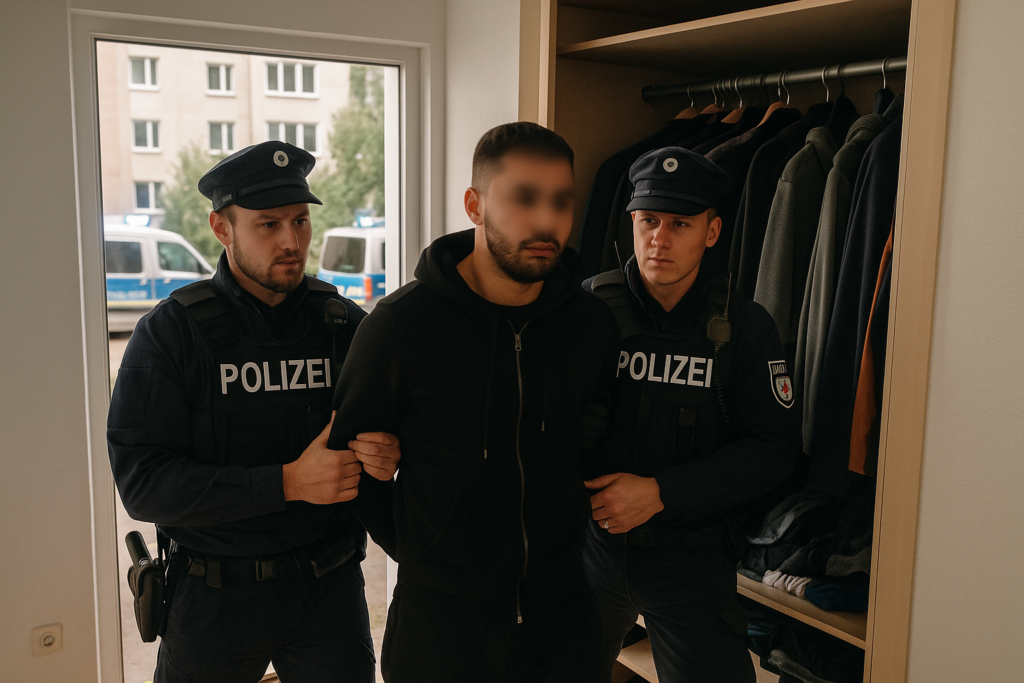 🚔 TikTok-Prahler im Schrank gestellt: Polizei vollstreckt Haftbefehl in Hoyerswerda