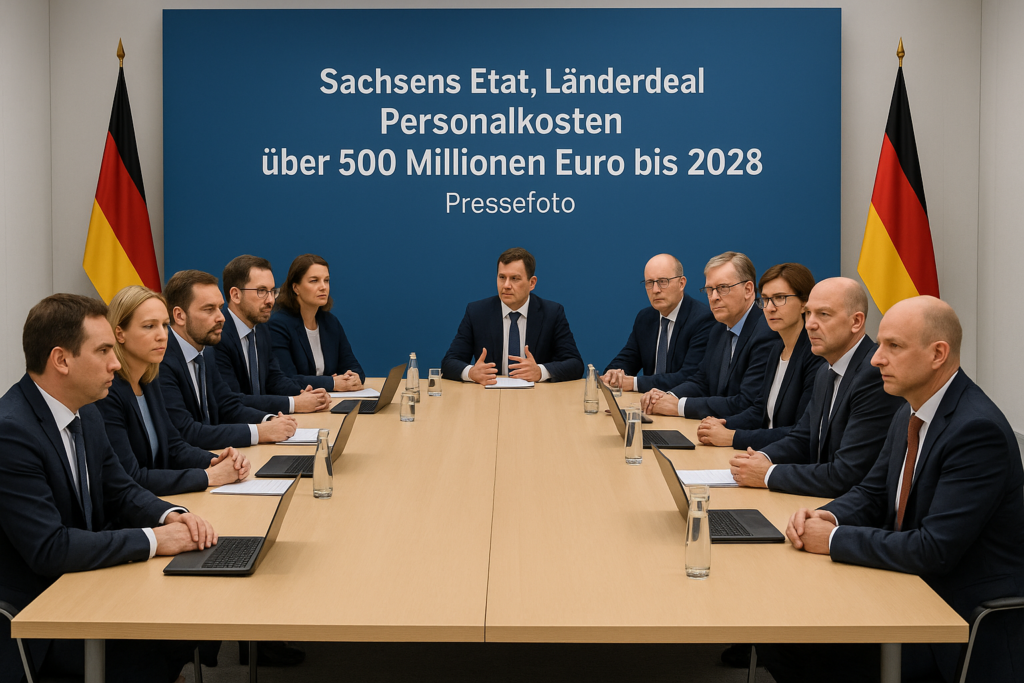 💶 Länderdeal treibt Personalkosten: Sachsens Etat schultert über 500 Millionen Euro bis 2028