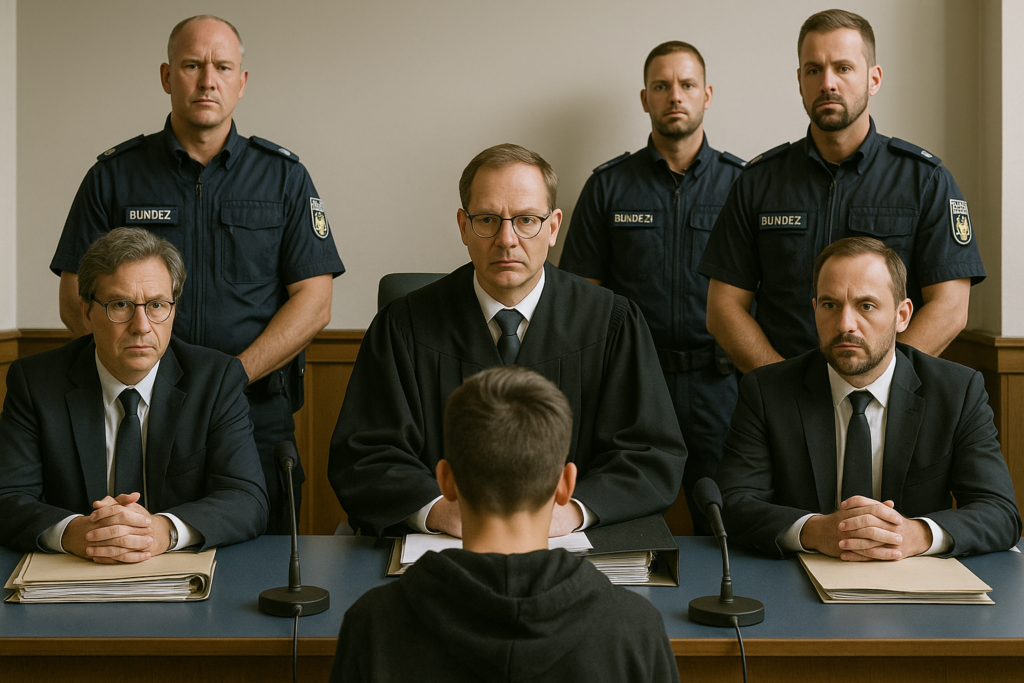 ⚖️ Jugendprozess in Görlitz: 15-Jähriger nach Angriff auf Bundespolizisten vor Gericht