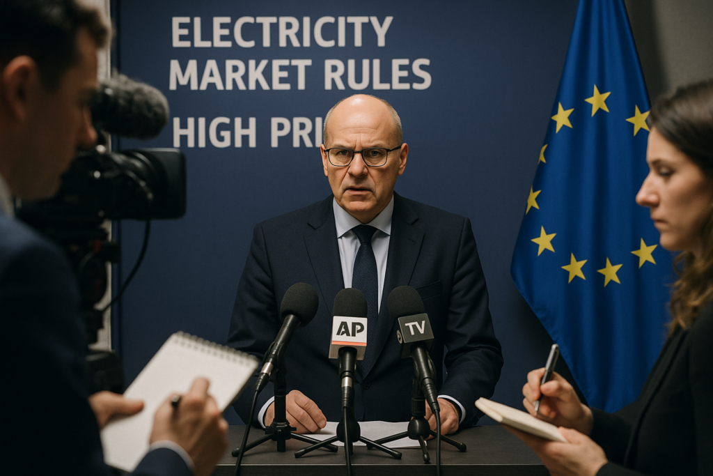 ⚡ Energiechef attackiert Brüsseler Strommarktregeln – Warnung vor dauerhaft hohen Preisen