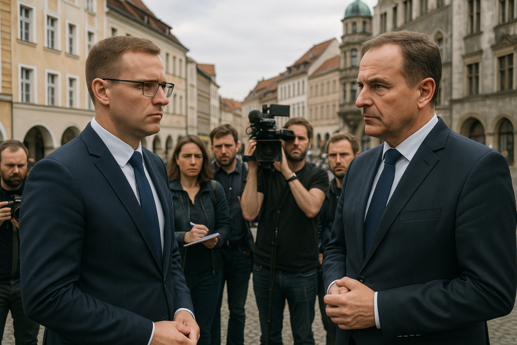 🗳️ Duell um Görlitz: AfD-Kandidat Wippel fordert Amtsinhaber Ursu bei OB-Wahl heraus