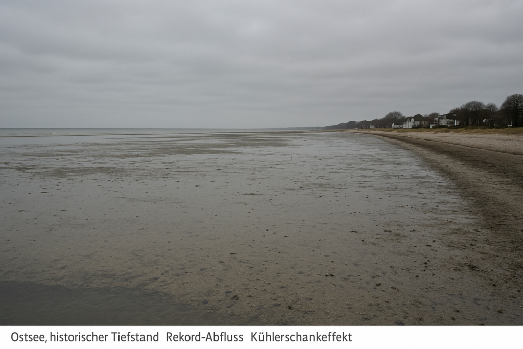 🥶 Ostsee auf historischem Tief: Rekord-Abfluss und der vielzitierte „Kühlschrankeffekt“