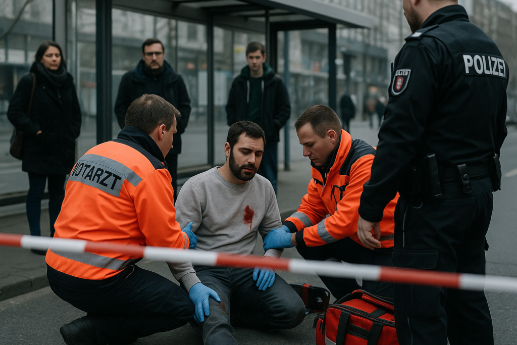 🛡️ Zivilcourage in Hannover: 32-Jähriger bei Messerangriff an Haltestelle schwer verletzt