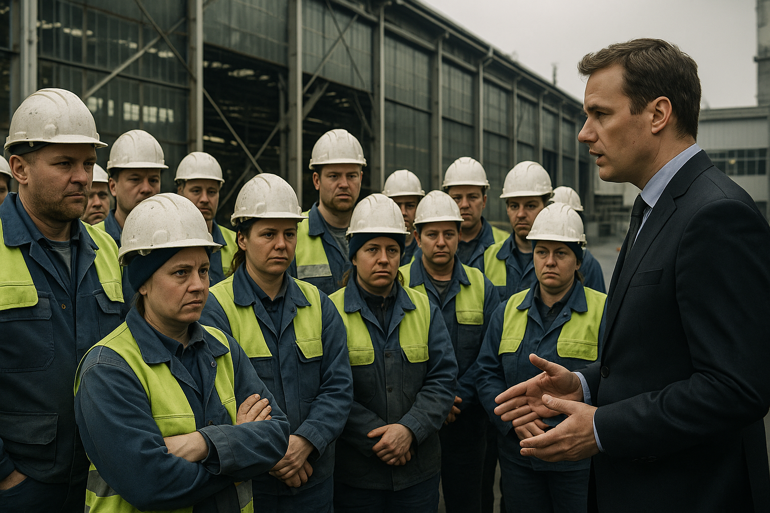 🛑 Mahnwache in Bernsdorf: Beschäftigte wehren sich gegen Aus für Glaswerk