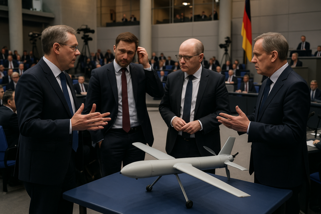 🛡️ Bundestag setzt auf Loitering-Munition: Drohnenkauf trotz Thiel-Debatte beschlossen
