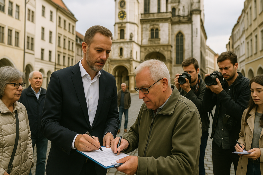 🗳️ Unternehmer Menzel greift nach dem Rathaus: Unabhängiger OB-Bewerber sammelt Unterschriften in Görlitz