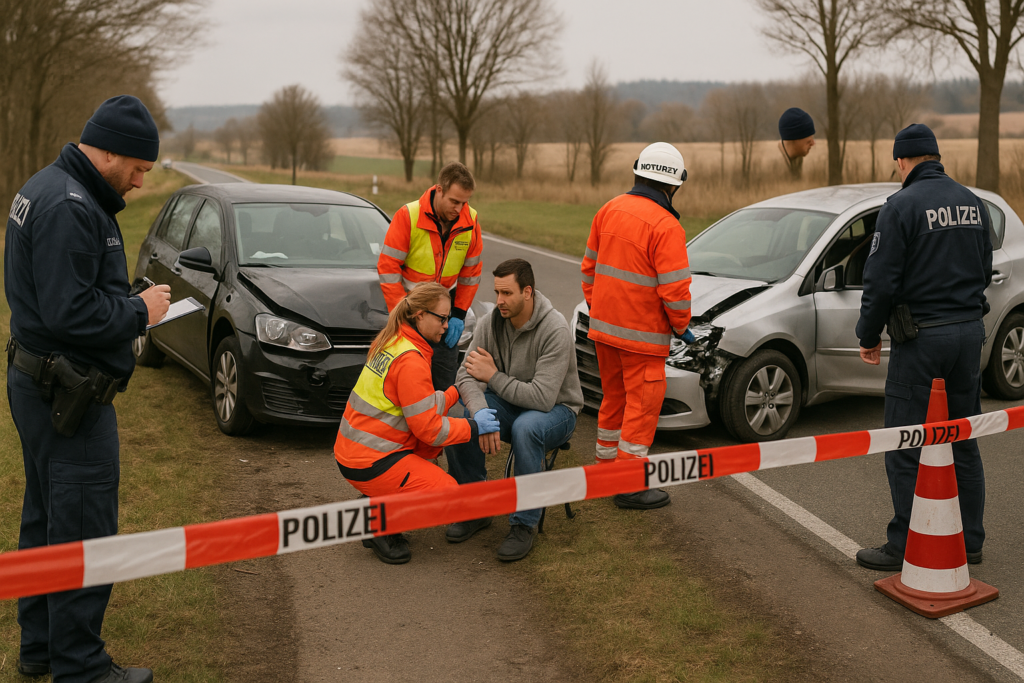 🚓 Verletzte bei zwei Verkehrsunfällen im Landkreis Bautzen – Ermittlungen laufen