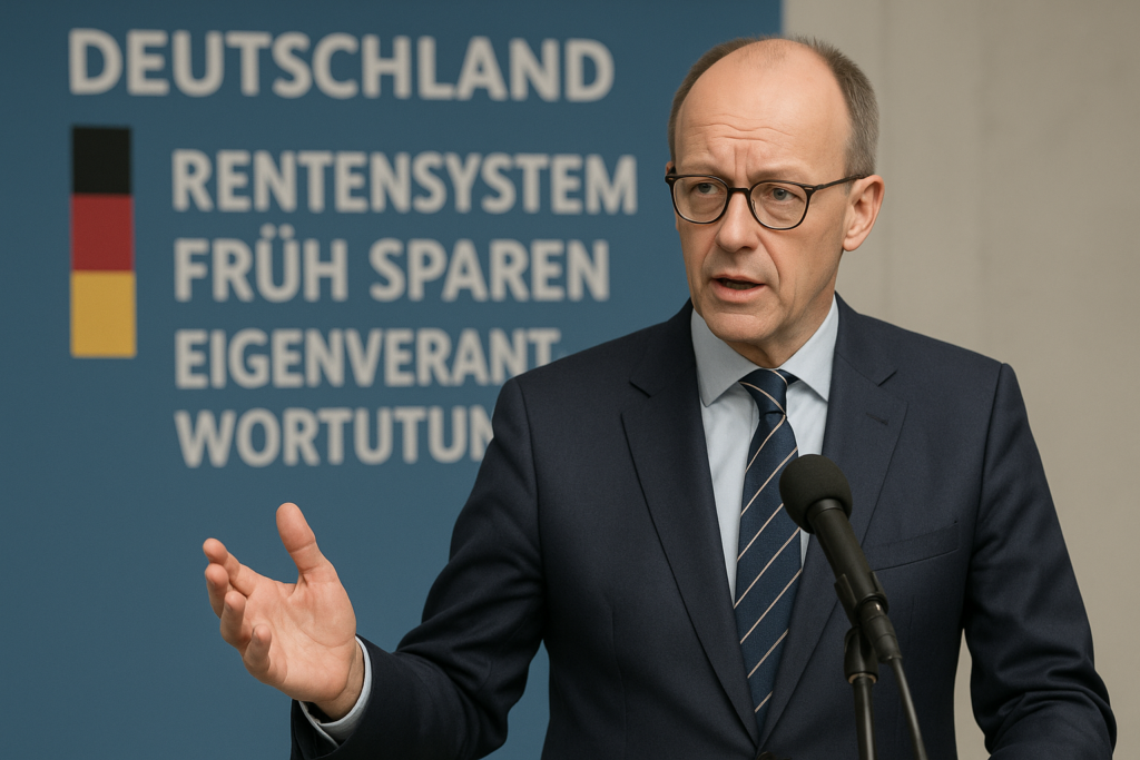 💶 Früh sparen, verlässlich vorsorgen: Merz setzt auf Eigenverantwortung im Rentensystem