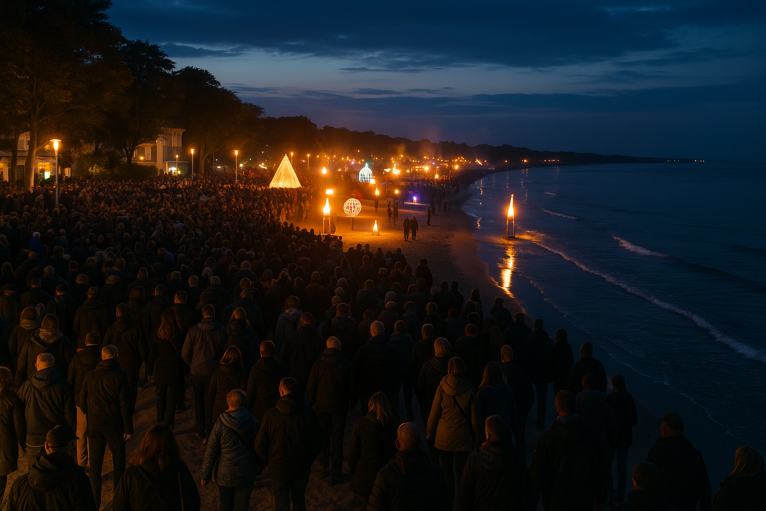 🏁 Besucherandrang an der Ostsee: Baltic Lights zieht 70.000 Menschen nach Usedom