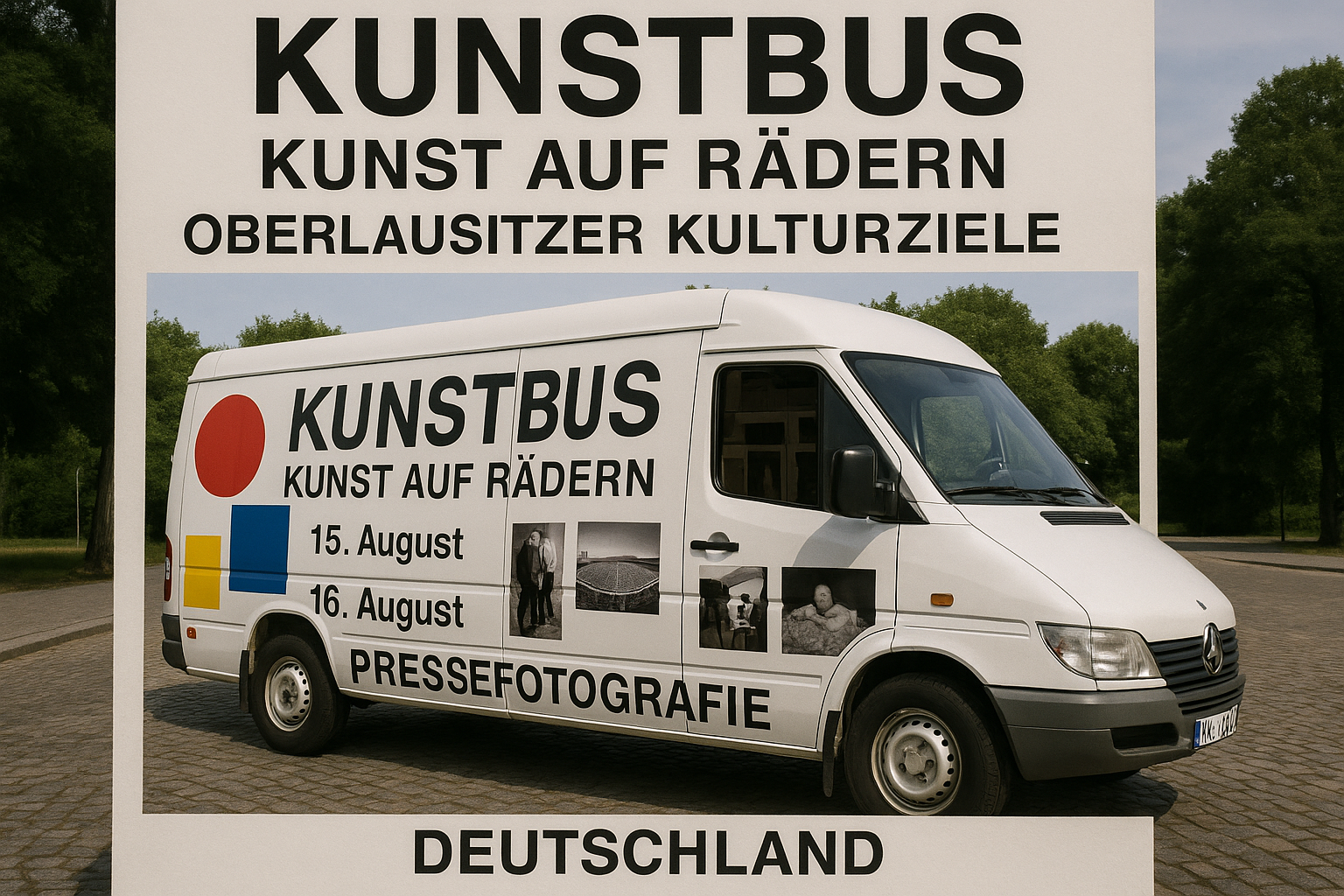 🚌 Kunst auf Rädern: Der Kunstbus bündelt Oberlausitzer Kulturziele am 15. und 16. August