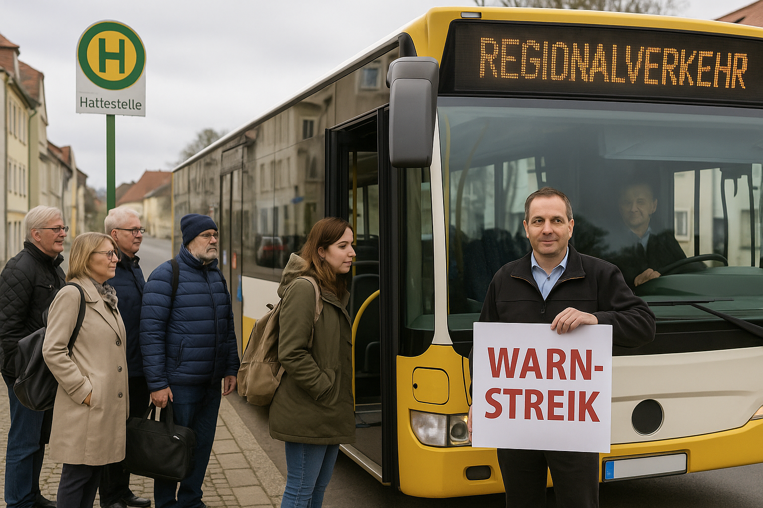 🚌 Nach dem Warnstreik: ÖPNV in der Oberlausitz nimmt den Betrieb wieder auf