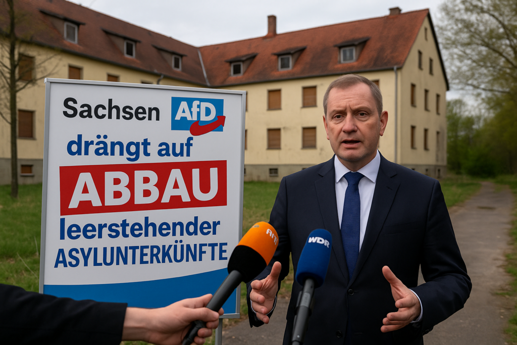 🏘️ AfD drängt auf Abbau leerstehender Asylunterkünfte in Sachsen