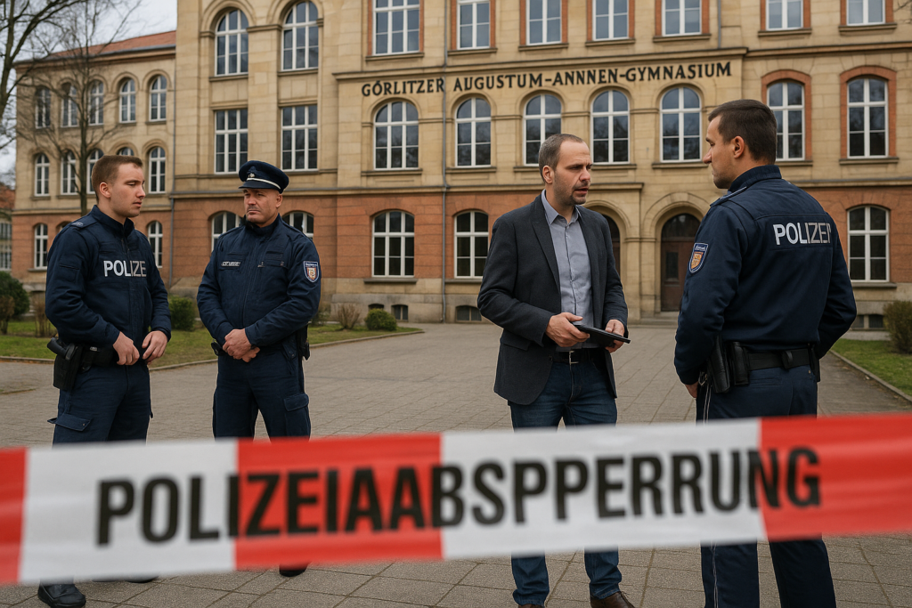 📰 Polizeiliche Ermittlungen nach Zwischenfall am Görlitzer Augustum‑Annen‑Gymnasium