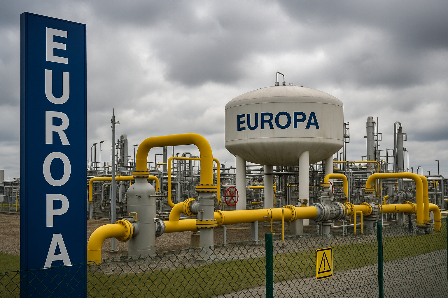 ⚠️ Leere Speicher, neue Risiken: Europas Gaspreis schießt auf Mehrjahreshoch
