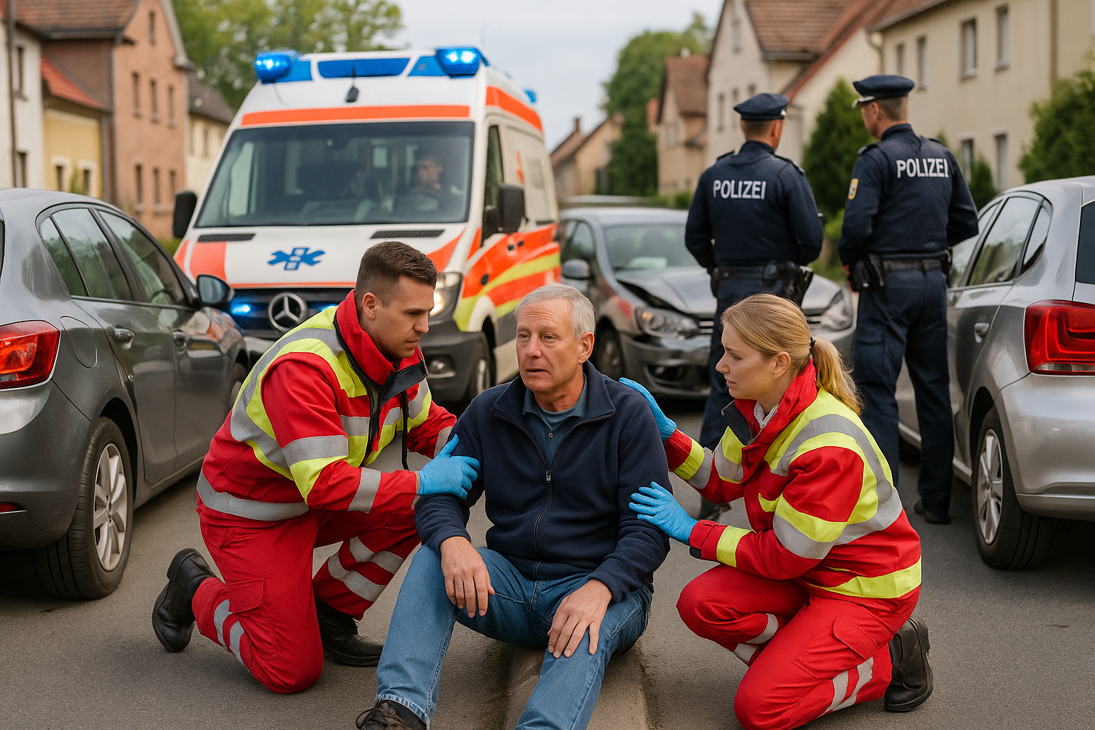 🚑 Auffahrunfall auf der B 99 bei Ostritz: 69-Jähriger erleidet leichte Verletzungen