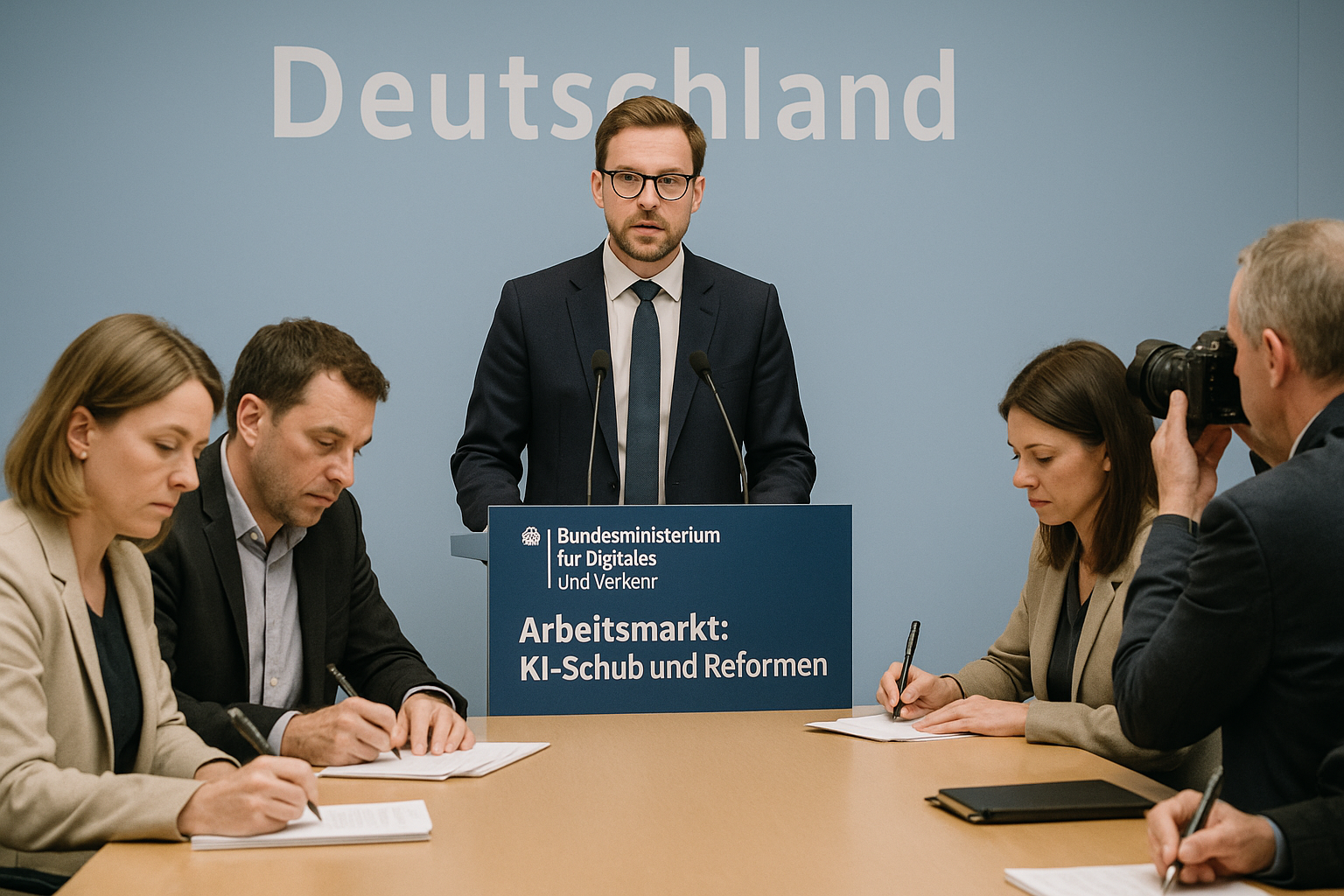 ⚠️ KI-Schub stellt Arbeitsmarkt auf die Probe: Digitalminister mahnt zu Realismus und Reformen